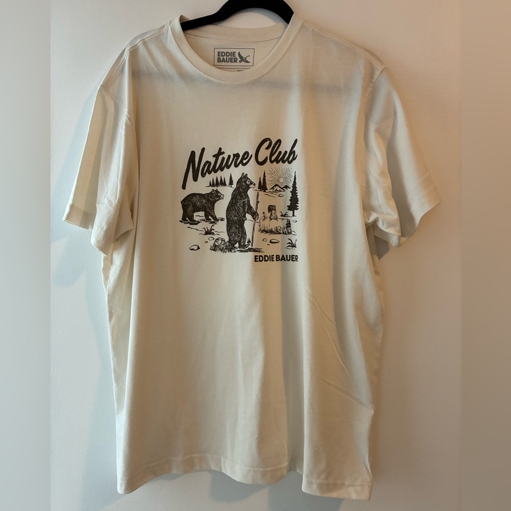 Eddie Bauer Beige Nature Club Graphic Tee